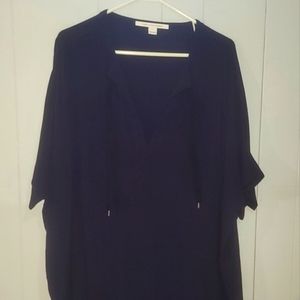 DVF Nao Tunic Crepe Dress L